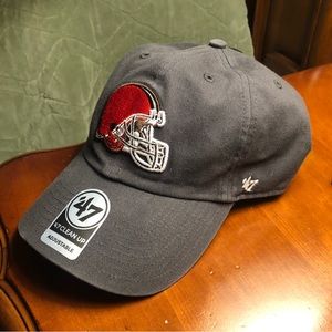 NFL Cleveland Browns Season Ticket Holder Hat by 47, Orange Gray Brown OS Adjust